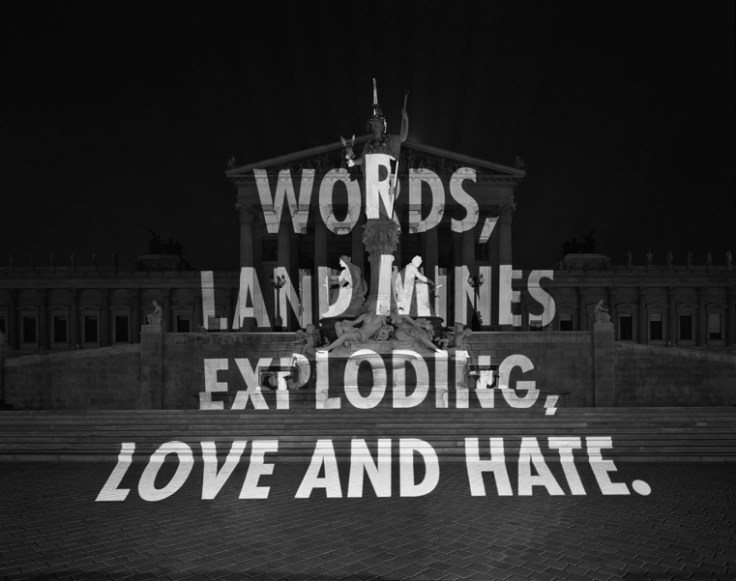 Palabras, minas que explotan, amor y odio