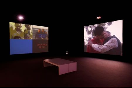 Vista de la instalación. Musac